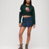 Varsity Cropped Crew-trui