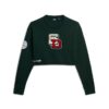 Varsity Cropped Crew-trui