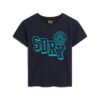 Varsity Flocked Fitted T-shirt Varsity Flocked Fitted T-shirt