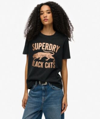 Varsity Relaxed T-shirt met versieringen