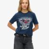 Varsity Relaxed T-shirt met versieringen