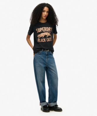 Varsity Relaxed T-shirt met versieringen