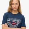 Varsity Relaxed T-shirt met versieringen