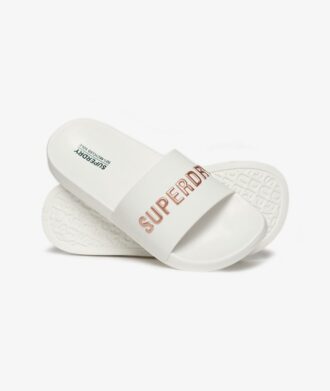 Veganistische slippers met logo