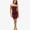 Velvet Bandeau Mini Jurk Velvet Bandeau Mini Jurk