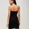 Velvet Bandeau Mini Jurk Velvet Bandeau Mini Jurk