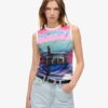 Vesttop met print
