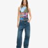 Vesttop met print