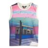 Vesttop met print