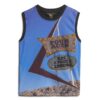 Vesttop met print