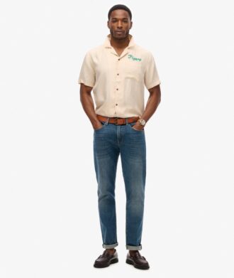 Vintage Bowling-shirt met korte mouwen