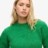 Vintage cropped trui met textuur