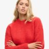 Vintage cropped trui met textuur
