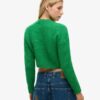 Vintage cropped trui met textuur