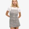 Vintage geruite mini-cami-jurk Vintage geruite mini-cami-jurk