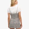 Vintage geruite mini-cami-jurk Vintage geruite mini-cami-jurk