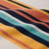 Vintage gestreept crop-T-shirt