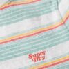 Vintage gestreept crop-T-shirt