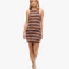 Vintage gestreepte racer-jurk Vintage gestreepte racer-jurk
