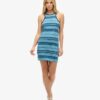 Vintage gestreepte racer-jurk Vintage gestreepte racer-jurk
