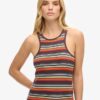 Vintage gestreepte racer-jurk Vintage gestreepte racer-jurk