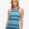 Vintage gestreepte racer-jurk Vintage gestreepte racer-jurk
