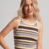 Vintage gestreepte surf-tanktop Vintage gestreepte surf-tanktop