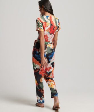 Vintage geweven jumpsuit