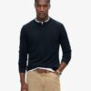 Vintage Henley-shirt met textuur