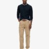 Vintage Henley-shirt met textuur