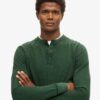 Vintage Henley-shirt met textuur Vintage Henley-shirt met textuur
