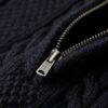 Vintage Jacob kabelgebreide trui met halve rits Vintage Jacob kabelgebreide trui met halve rits