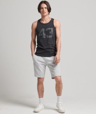 Vintage jersey Short van Organic Cotton met logo