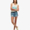 Vintage Logo Neon Tanktop met ronde hals