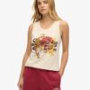 Vintage Logo Tokyo Tanktop met ronde hals