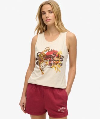Vintage Logo Tokyo Tanktop met ronde hals