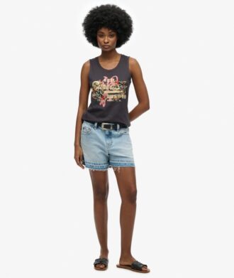 Vintage Logo Tokyo Tanktop met ronde hals