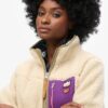 Vintage retro fleece trui met halve rits Vintage retro fleece trui met halve rits
