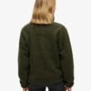 Vintage retro fleece trui met halve rits Vintage retro fleece trui met halve rits