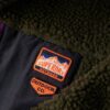 Vintage retro fleece trui met halve rits Vintage retro fleece trui met halve rits