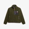 Vintage retro fleece trui met halve rits Vintage retro fleece trui met halve rits