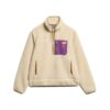Vintage retro fleece trui met halve rits Vintage retro fleece trui met halve rits