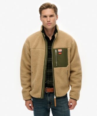 Vintage retro fleecejas