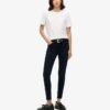 Vintage skinny jeans van Organic Cotton met middelhoge taille