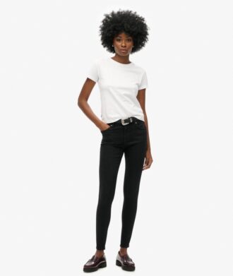 Vintage skinny jeans van Organic Cotton met middelhoge taille