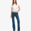 Vintage slim fit flare jeans van Organic Cotton