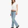 Vintage slim fit flare jeans van Organic Cotton