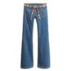 Vintage slim fit flare jeans van Organic Cotton