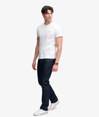 Vintage slim straight jeans van Organic Cotton