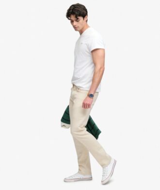 Vintage slim straight jeans van Organic Cotton